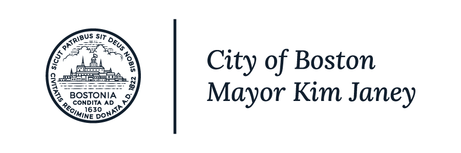 City of boston with mayor logo