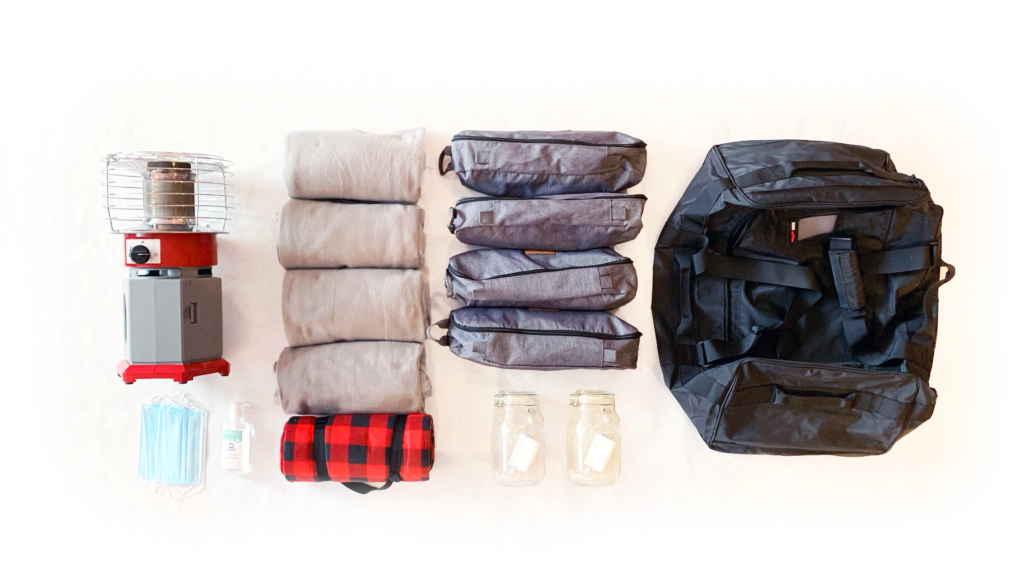 Photo of winter kit contents